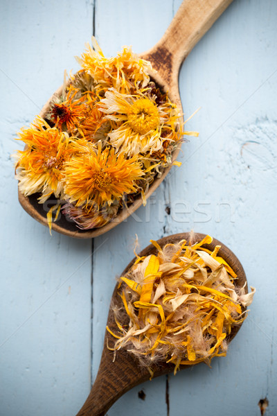 Foto stock: Homeopáticos · medicina · secado · aromaterapia · plantas · té · de · hierbas