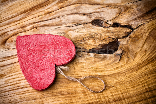 Vermelho coração e-mail carta Foto stock © gitusik