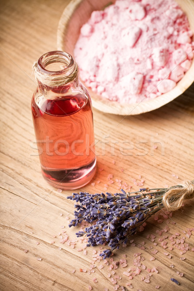 Aromatherapie Körper Öl spa Wohlbefinden Natur Stock foto © gitusik