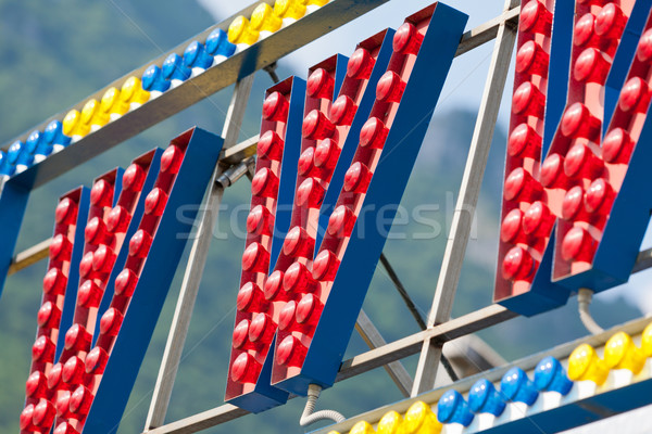 Stock photo: world wide web circus neon sign www