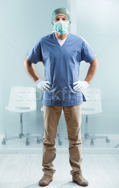 male nurse ready to help Stock photo © Giulio_Fornasar