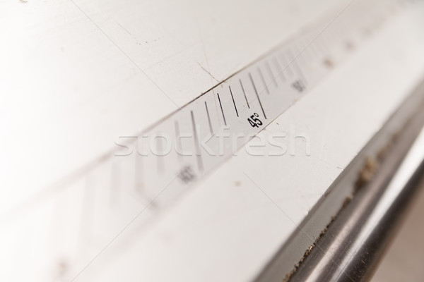 goniometer showing 45 degrees in a carpenter workshop Stock photo © Giulio_Fornasar