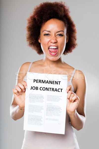 permanent job contract is not for everyone Stock photo © Giulio_Fornasar