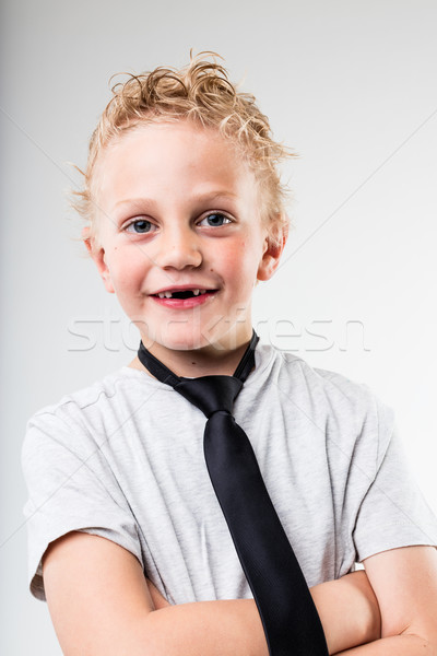 portrait of a very young businessman Stock photo © Giulio_Fornasar