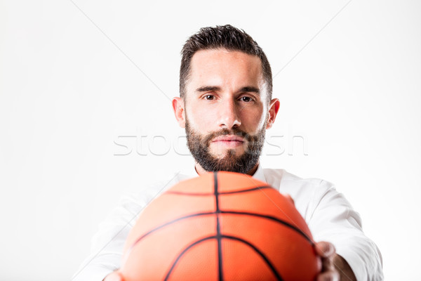 businessman passing the ball to you Stock photo © Giulio_Fornasar