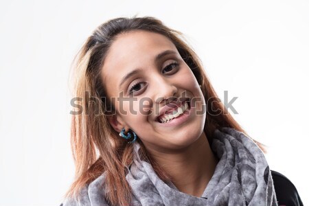 studio portrait of an ordinary teenager Stock photo © Giulio_Fornasar