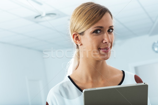Stock photo: don't try to fool this woman