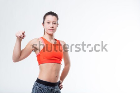 gym trainer calling you to action Stock photo © Giulio_Fornasar