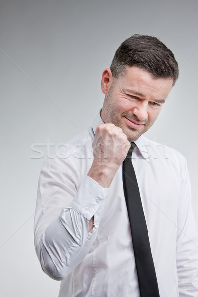 succesful man happy for his achievements Stock photo © Giulio_Fornasar