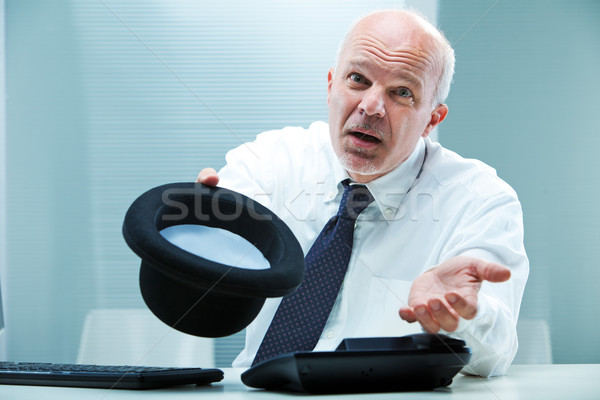 Give me a handout I'ma poor businessman! Stock photo © Giulio_Fornasar