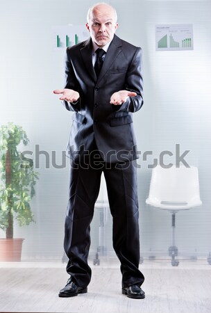 fighting business man upright and ready Stock photo © Giulio_Fornasar