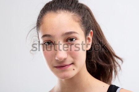 Femme air sérieux [[stock_photo]] © Giulio_Fornasar