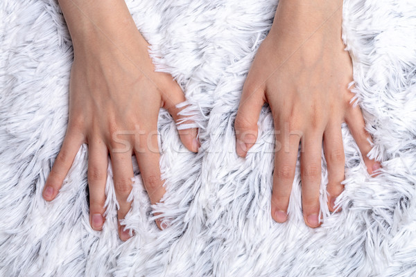 sweet lovely furry blanket under my skin Stock photo © Giulio_Fornasar