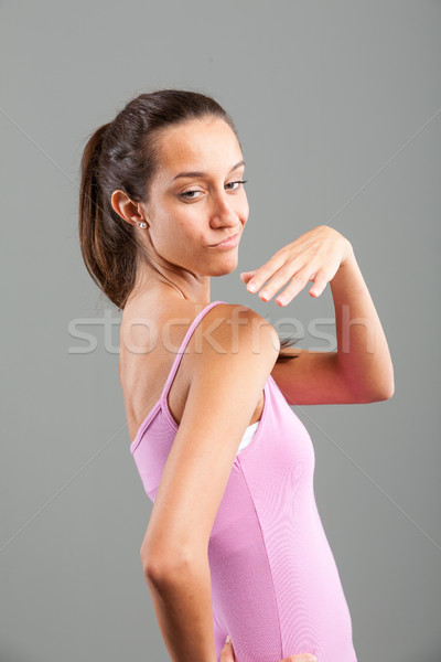 Young woman with a smirk Stock photo © Giulio_Fornasar