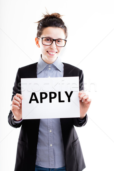 let's apply and fill in that form! Stock photo © Giulio_Fornasar