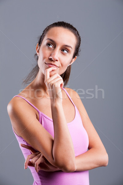 woman wandering why and dreaming about Stock photo © Giulio_Fornasar
