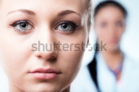 woman worried about her medical situation Stock photo © Giulio_Fornasar