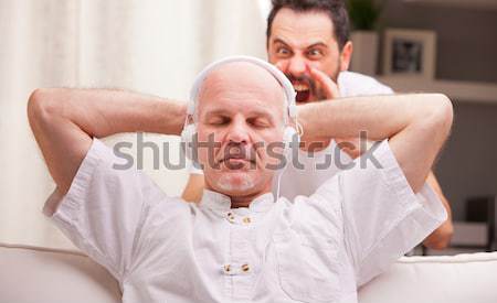 one complains the other one doing nothing Stock photo © Giulio_Fornasar