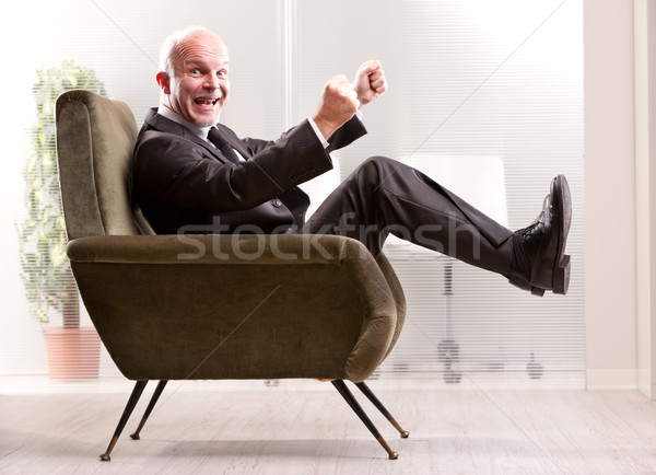 Yeaaaah! I'm in the right business! Stock photo © Giulio_Fornasar