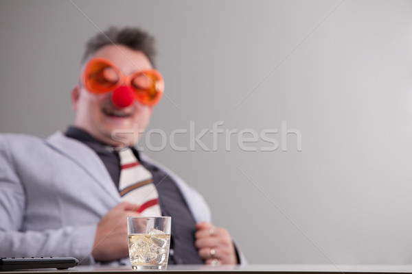 Stock photo: I am not absolutely drunk on the job