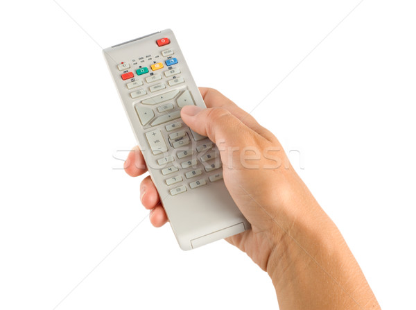 Remote controller in a hand Stock photo © Givaga