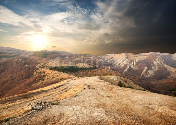 Mountains in autumn Stock photo © Givaga