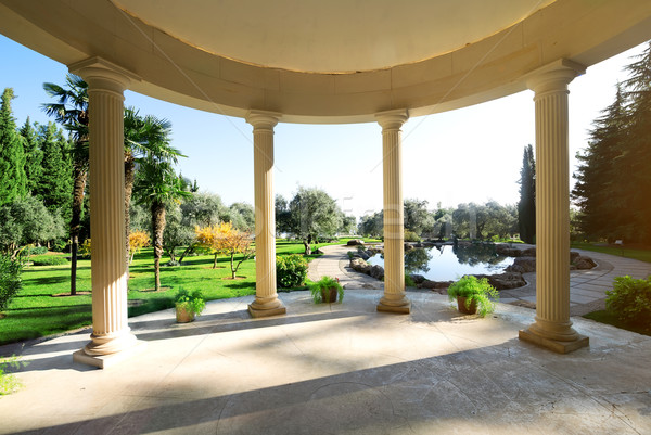 Arbour with columns Stock photo © Givaga