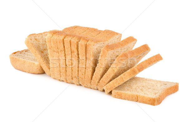 свежие белый хлеб изолированный белый Сток-фото © Givaga