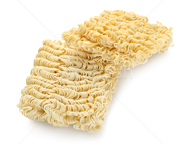 Pasta schnell Vorbereitung Nudeln isoliert weiß Stock foto © Givaga
