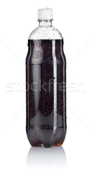 Flasche Soda isoliert weiß Stock foto © Givaga