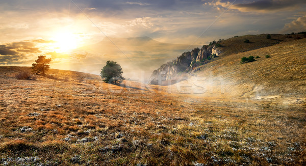 Autumn mountains Stock photo © Givaga