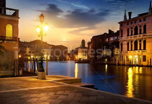 Venice at dusk Stock photo © Givaga