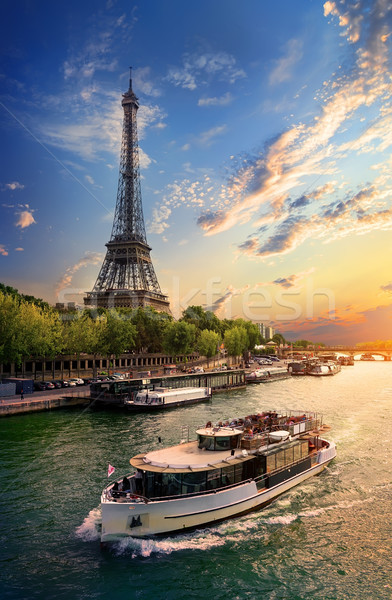 On bank of Seine Stock photo © Givaga