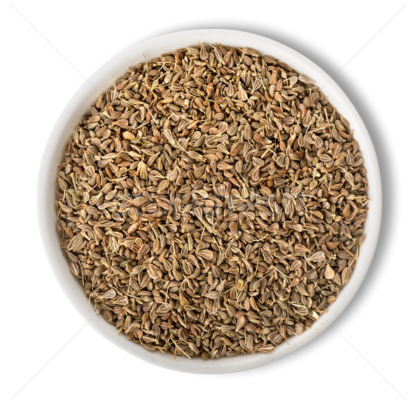 Anis sementes prato isolado branco comida Foto stock © Givaga