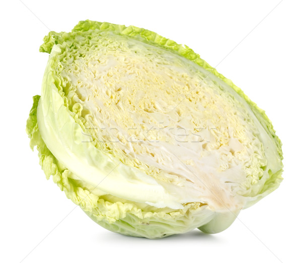 Cross section of savoy cabbage Stock photo © Givaga