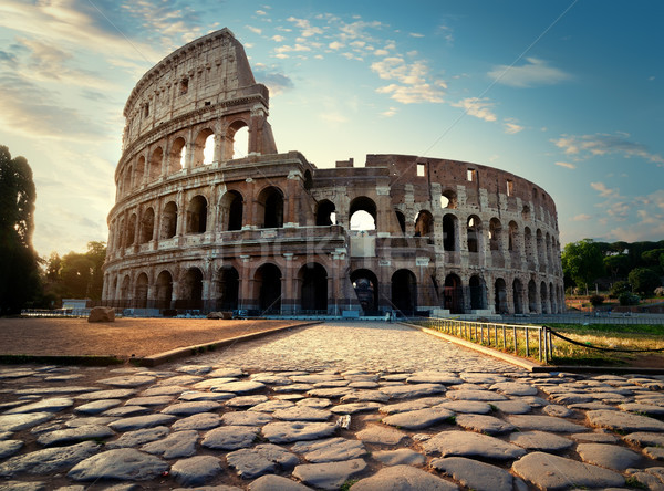 Road to Colosseum Stock photo © Givaga