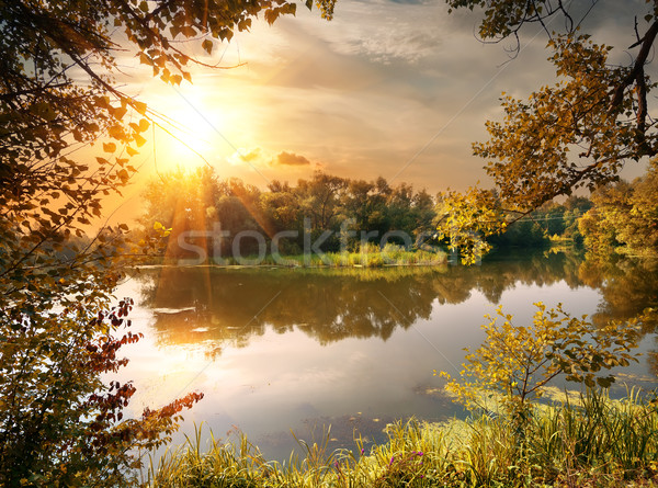 River in october Stock photo © Givaga
