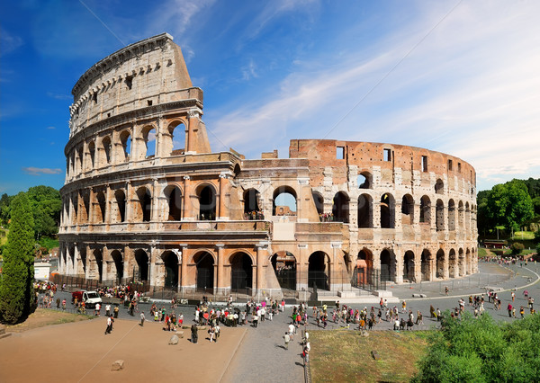 Colosseo estate bella romana giorno Italia Foto d'archivio © Givaga