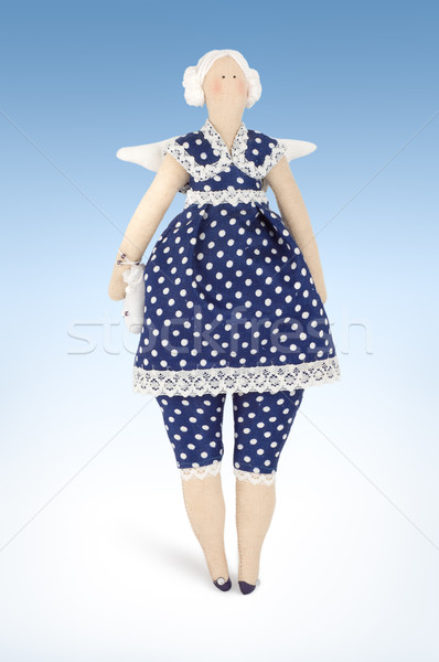Soft toy woman butterfly Stock photo © Givaga