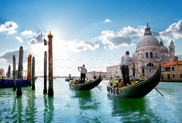 Ride on gondolas Stock photo © Givaga