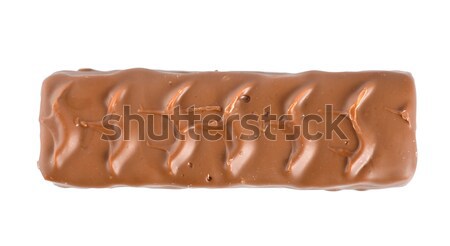 Csokoládé szelet izolált fehér Stock fotó © Givaga