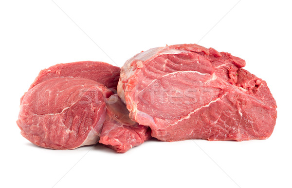 Saftig Fleisch isoliert weiß Stock foto © Givaga