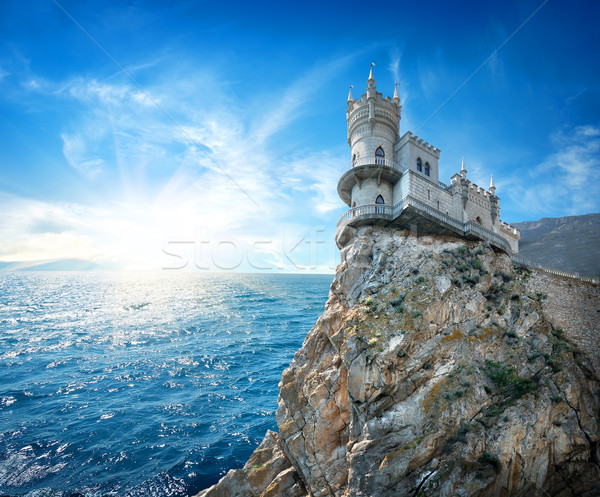 Swallow's Nest Castle  in Crimea Stock photo © Givaga