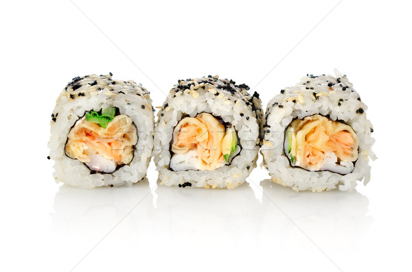 Three rolls on a white background Stock photo © Givaga