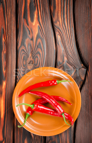 Pepper in a plate Stock photo © Givaga