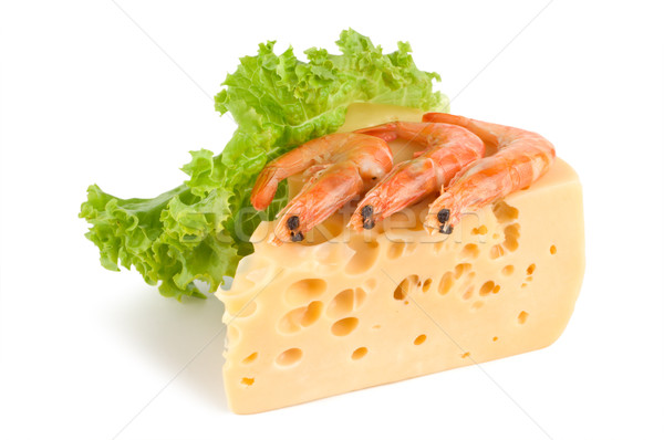 Cheese with shrimps Stock photo © Givaga