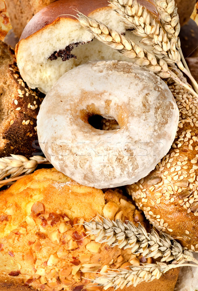 Assortment of fresh breads Stock photo © Givaga