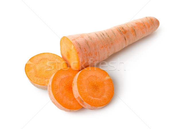 Raw carrots isolated Stock photo © Givaga