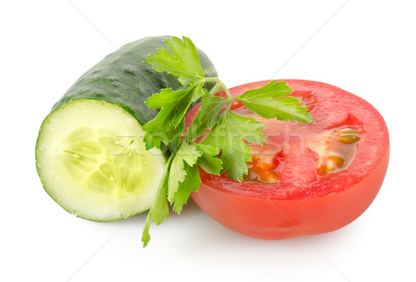 Tomato and cucumber Stock photo © Givaga