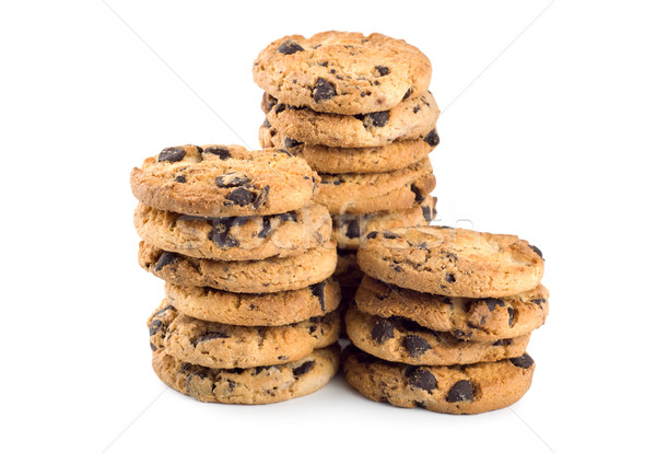 Three stacks cookies Stock photo © Givaga